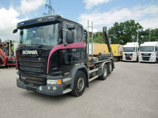 Scania G410 Absetzer, Automatik, E6 6x2 Lenk und Liftachse - Savivartis sunkvežimis: foto 1 Scania G410 Absetzer, Automatik, E6 6x2 Lenk und Liftachse - Savivartis sunkvežimis: foto 1