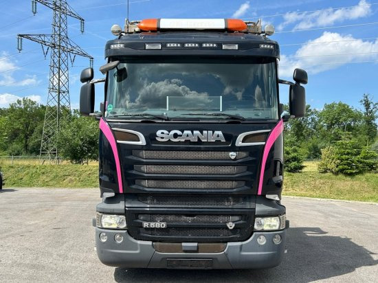 Scania R580 6x2, Schrottkran, E6, Lenk-Lift-Achse - Hook-lift sunkvežimis, Sunkvežimis su kranu: foto 2 Scania R580 6x2, Schrottkran, E6, Lenk-Lift-Achse - Hook-lift sunkvežimis, Sunkvežimis su kranu: foto 2