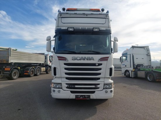 Scania R730 6x4 Pritsche, Voll-Luft Palfinger PK27002 Kran Retarder, Alu-Felgen, - Platforminis/ Bortinis sunkvežimis, Sunkvežimis su kranu: foto 2 Scania R730 6x4 Pritsche, Voll-Luft Palfinger PK27002 Kran Retarder, Alu-Felgen, - Platforminis/ Bortinis sunkvežimis, Sunkvežimis su kranu: foto 2
