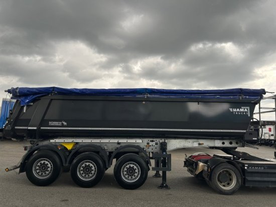 Schmitz Kippmulde 24m³, Stahl-light Chassis, Liftachse, Rollplane - Savivartis puspriekabė: foto 5 Schmitz Kippmulde 24m³, Stahl-light Chassis, Liftachse, Rollplane - Savivartis puspriekabė: foto 5