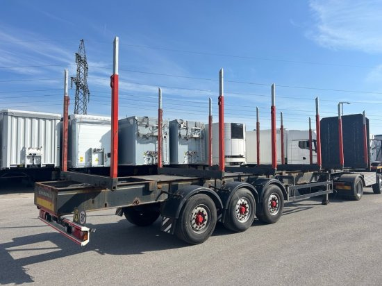 Schwarzmüller Holzauflieger 6 Rungenpaare, BPW-Achsen - Miškovežio puspriekabė: foto 4 Schwarzmüller Holzauflieger 6 Rungenpaare, BPW-Achsen - Miškovežio puspriekabė: foto 4