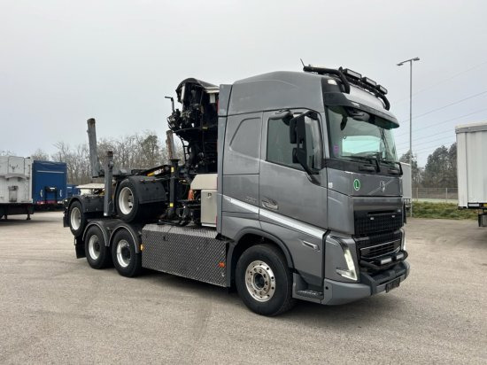 Volvo FH 16 650 6x4 Langholzzug + Doll M2K-9L Nachläufer mit Palfinger Epsilon S260C96, I-Shift, Retarder, - Miškovežis, Sunkvežimis su kranu: foto 3 Volvo FH 16 650 6x4 Langholzzug + Doll M2K-9L Nachläufer mit Palfinger Epsilon S260C96, I-Shift, Retarder, - Miškovežis, Sunkvežimis su kranu: foto 3