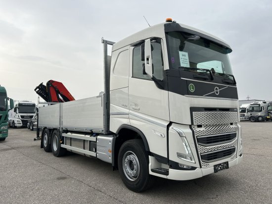 Volvo FH 500 6X2 Euro6, Retarder, Pritsche, Palfinger PK22002-EH - Platforminis/ Bortinis sunkvežimis, Sunkvežimis su kranu: foto 3 Volvo FH 500 6X2 Euro6, Retarder, Pritsche, Palfinger PK22002-EH - Platforminis/ Bortinis sunkvežimis, Sunkvežimis su kranu: foto 3
