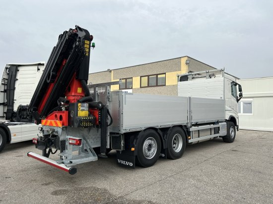 Volvo FH 500 6X2 Euro6, Retarder, Pritsche, Palfinger PK22002-EH - Platforminis/ Bortinis sunkvežimis, Sunkvežimis su kranu: foto 4 Volvo FH 500 6X2 Euro6, Retarder, Pritsche, Palfinger PK22002-EH - Platforminis/ Bortinis sunkvežimis, Sunkvežimis su kranu: foto 4