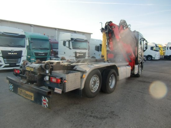 Volvo FH 500 6x2, Schrottkran, Waage, E6, Liftachse - Hook-lift sunkvežimis, Sunkvežimis su kranu: foto 4 Volvo FH 500 6x2, Schrottkran, Waage, E6, Liftachse - Hook-lift sunkvežimis, Sunkvežimis su kranu: foto 4