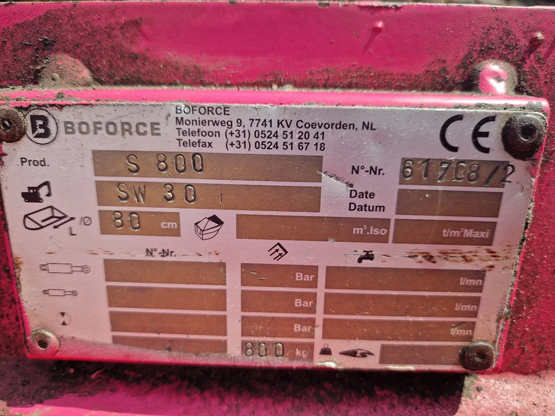 Boforce S800 roterende sorteergrijper - Greiferis - Statybinė technika: foto 2 Boforce S800 roterende sorteergrijper - Greiferis - Statybinė technika: foto 2