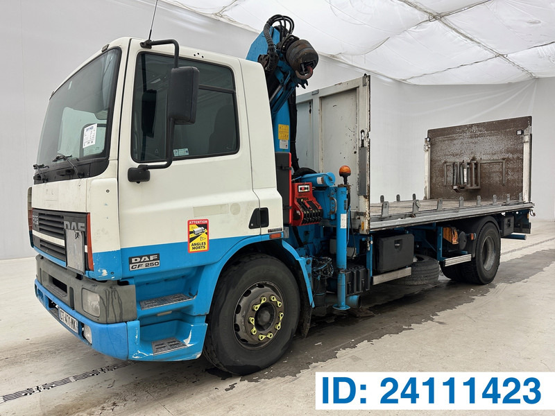 DAF CF75.250* - Platforminis/ Bortinis sunkvežimis, Sunkvežimis su kranu: foto 1 DAF CF75.250* - Platforminis/ Bortinis sunkvežimis, Sunkvežimis su kranu: foto 1