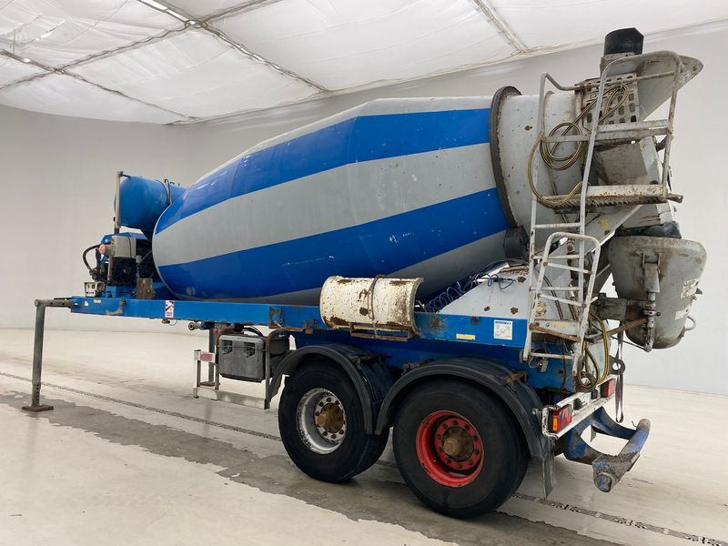 Betonvežio puspriekabė De Buf Mixer 10 m³: foto 7