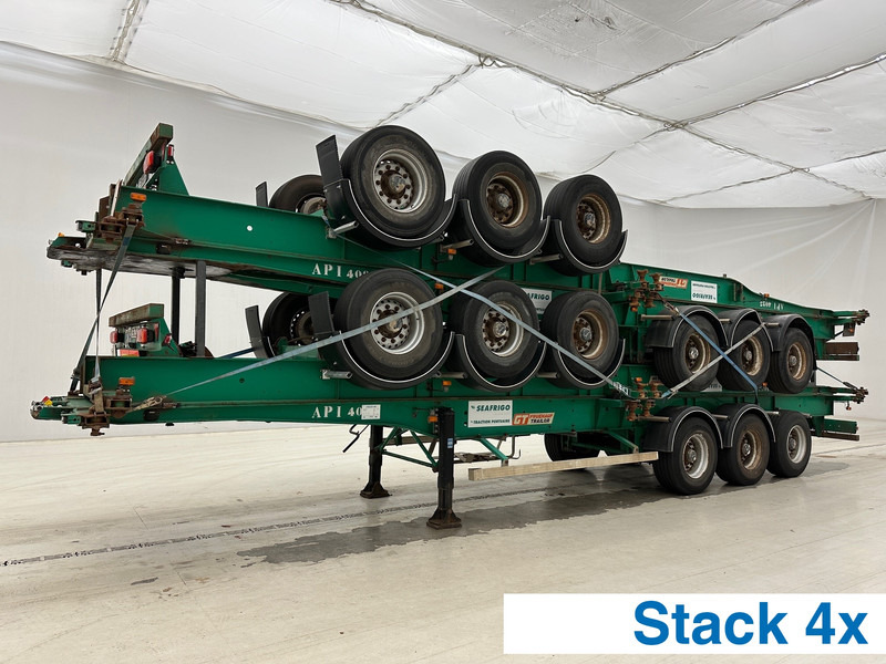 Fruehauf 4 x Skelet 2 x 20-40 ft - Konteineris-vežimus/ Sukeisti kūną puspriekabė: foto 1 Fruehauf 4 x Skelet 2 x 20-40 ft - Konteineris-vežimus/ Sukeisti kūną puspriekabė: foto 1