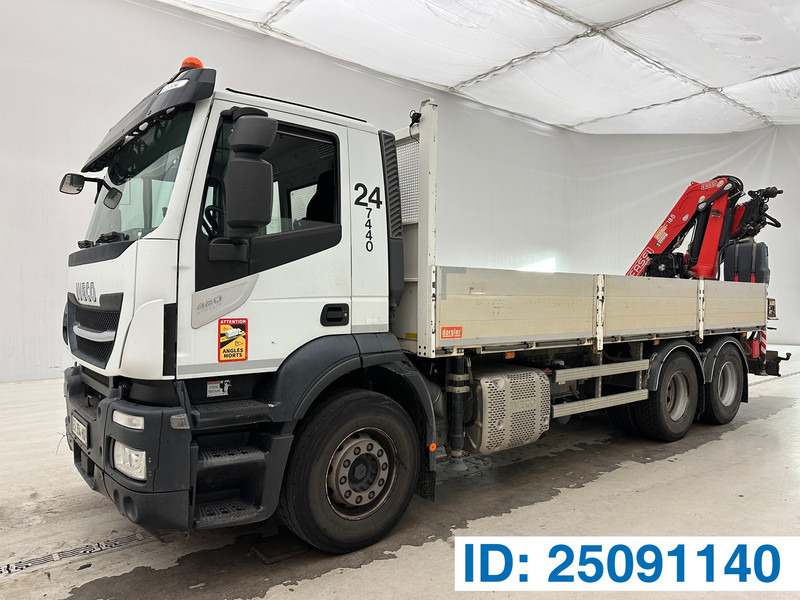 Iveco Stralis 420 - 6x2 - Platforminis/ Bortinis sunkvežimis, Sunkvežimis su kranu: foto 1 Iveco Stralis 420 - 6x2 - Platforminis/ Bortinis sunkvežimis, Sunkvežimis su kranu: foto 1