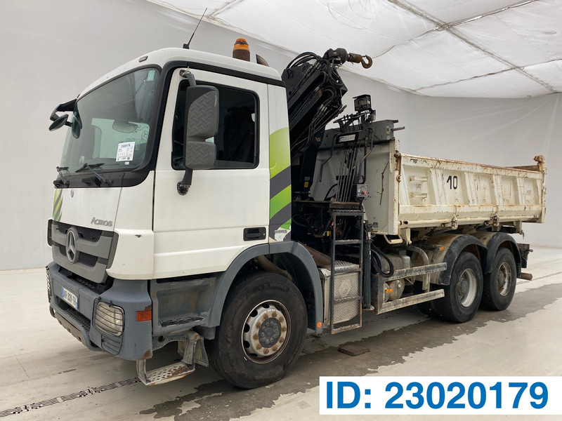 Mercedes-Benz Actros 3336 - 6x4 - Savivartis sunkvežimis, Sunkvežimis su kranu: foto 1 Mercedes-Benz Actros 3336 - 6x4 - Savivartis sunkvežimis, Sunkvežimis su kranu: foto 1