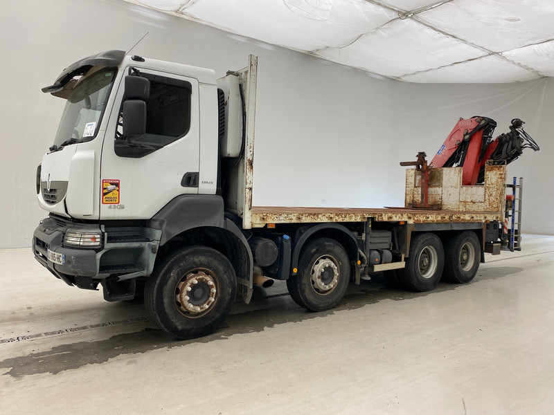Renault Kerax 430 DXi - 8x4 - Platforminis/ Bortinis sunkvežimis, Sunkvežimis su kranu: foto 3 Renault Kerax 430 DXi - 8x4 - Platforminis/ Bortinis sunkvežimis, Sunkvežimis su kranu: foto 3