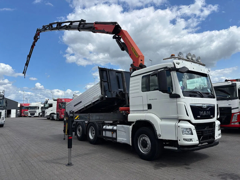 MAN TGS 28.440 6x4 Hydrodrive Euro 6 Tipper / Tractor + Palfinger 33002 Fly Jip PJ060 - Vilkikas: foto 2 MAN TGS 28.440 6x4 Hydrodrive Euro 6 Tipper / Tractor + Palfinger 33002 Fly Jip PJ060 - Vilkikas: foto 2