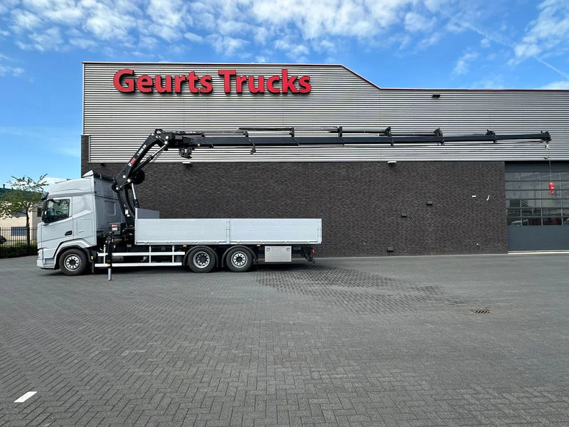 DAF XF 530 OPENLAADBAK / PRITSCHE / FLATBED MET HIAB X-HIDUO 258 E-7 + LIER KRAAN / KRAN / CRANE/ GRUA *NIEUW* - Sunkvežimis su kranu: foto 1 DAF XF 530 OPENLAADBAK / PRITSCHE / FLATBED MET HIAB X-HIDUO 258 E-7 + LIER KRAAN / KRAN / CRANE/ GRUA *NIEUW* - Sunkvežimis su kranu: foto 1