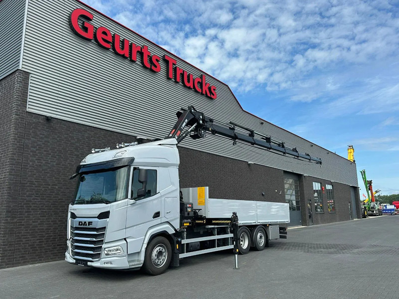 DAF XF 530 OPENLAADBAK / PRITSCHE / FLATBED MET HIAB X-HIDUO 258 E-7 + LIER KRAAN / KRAN / CRANE/ GRUA *NIEUW* - Sunkvežimis su kranu: foto 2 DAF XF 530 OPENLAADBAK / PRITSCHE / FLATBED MET HIAB X-HIDUO 258 E-7 + LIER KRAAN / KRAN / CRANE/ GRUA *NIEUW* - Sunkvežimis su kranu: foto 2