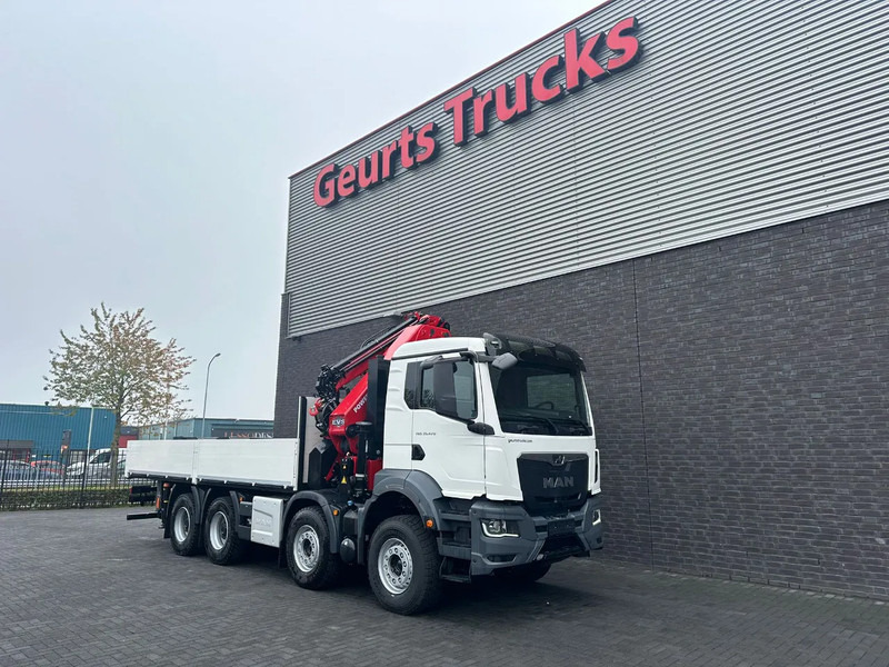Sunkvežimis su kranu MAN TGS 35.470 8X4 HMF 4020-K6 + FJ 600 K4 KRAAN/KRAN/CRANE/GRUA: foto 12