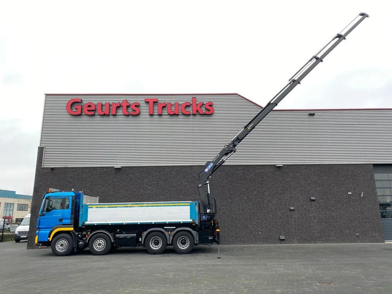 MAN TGS 35.480 8X4 KIPPER/TIPPER + HMF 2620-K5 KRAAN/KRAN/CRANE/GRUA - Savivartis sunkvežimis, Sunkvežimis su kranu: foto 4 MAN TGS 35.480 8X4 KIPPER/TIPPER + HMF 2620-K5 KRAAN/KRAN/CRANE/GRUA - Savivartis sunkvežimis, Sunkvežimis su kranu: foto 4