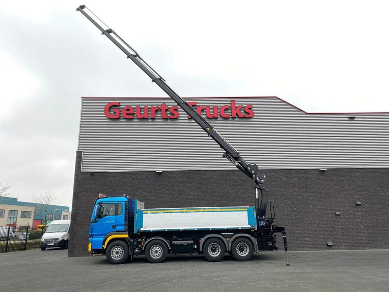 MAN TGS 35.480 8X4 KIPPER/TIPPER + HMF 2620-K5 KRAAN/KRAN/CRANE/GRUA - Savivartis sunkvežimis, Sunkvežimis su kranu: foto 2 MAN TGS 35.480 8X4 KIPPER/TIPPER + HMF 2620-K5 KRAAN/KRAN/CRANE/GRUA - Savivartis sunkvežimis, Sunkvežimis su kranu: foto 2