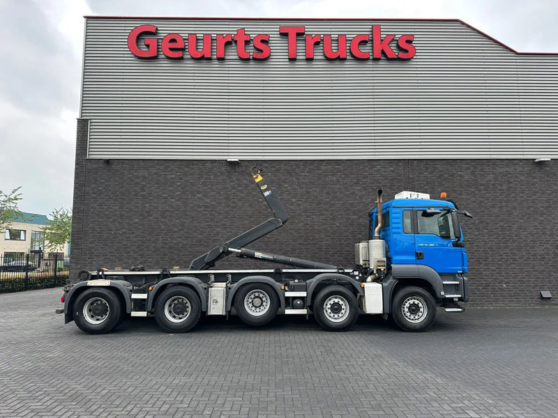 MAN TGS 50.460 10X4-8 BLH MET VDL S-40-7200 HAAKARMSYSTEEM / ABROLLKIPPER / HOOKLIFT - Hook-lift sunkvežimis: foto 4 MAN TGS 50.460 10X4-8 BLH MET VDL S-40-7200 HAAKARMSYSTEEM / ABROLLKIPPER / HOOKLIFT - Hook-lift sunkvežimis: foto 4