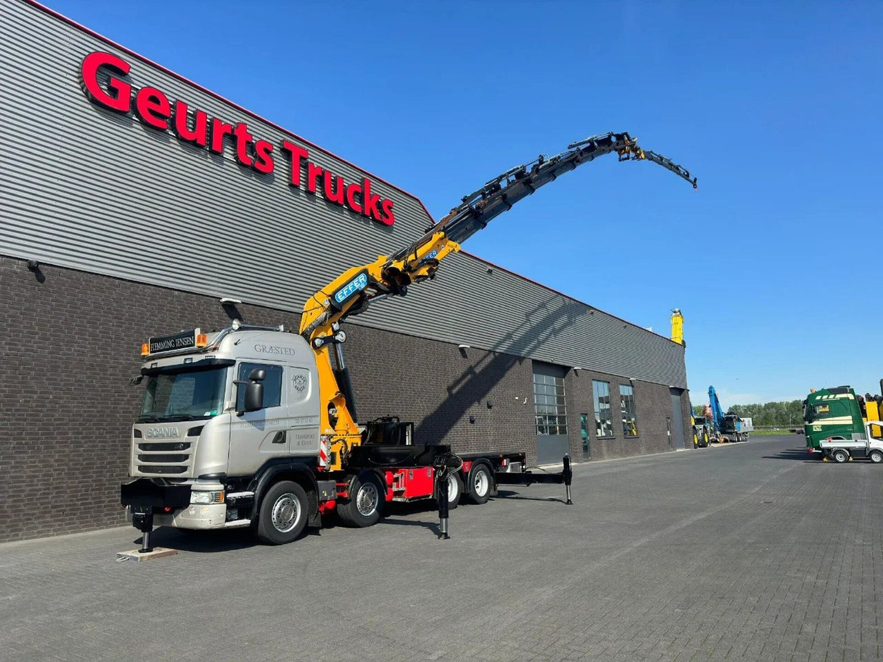 Scania G450 8X4 + EFFER 1255/8S + JIB 6S HD KRAAN/KRAN/ - Sunkvežimis su kranu: foto 2 Scania G450 8X4 + EFFER 1255/8S + JIB 6S HD KRAAN/KRAN/ - Sunkvežimis su kranu: foto 2
