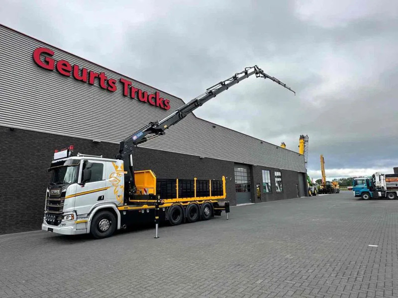 Scania R530 V8 NGS 8X4 TRIDEM MET HYVA 2Z KIPPER + HMF 5020-K6 + JIB FJ1000-K5 KRAAN/KRAN/CRANE/GRUA - Savivartis sunkvežimis, Sunkvežimis su kranu: foto 3 Scania R530 V8 NGS 8X4 TRIDEM MET HYVA 2Z KIPPER + HMF 5020-K6 + JIB FJ1000-K5 KRAAN/KRAN/CRANE/GRUA - Savivartis sunkvežimis, Sunkvežimis su kranu: foto 3