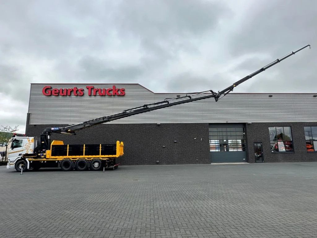Scania R530 V8 NGS 8X4 TRIDEM MET HYVA 2Z KIPPER + HMF - Sunkvežimis su kranu, Savivartis sunkvežimis: foto 4 Scania R530 V8 NGS 8X4 TRIDEM MET HYVA 2Z KIPPER + HMF - Sunkvežimis su kranu, Savivartis sunkvežimis: foto 4
