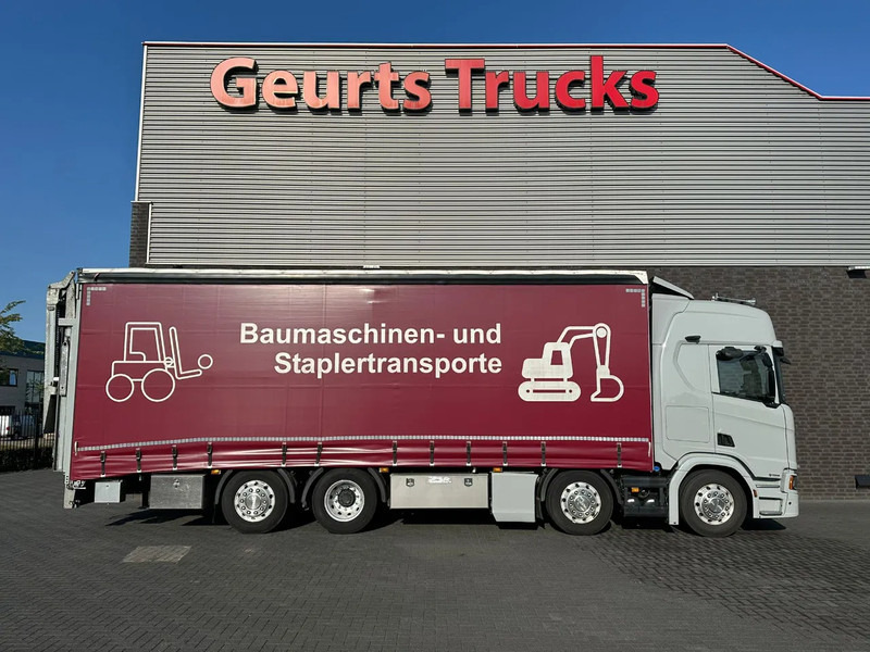 Scania R540 B8X2*6LB OPRIJWAGEN MET 15 TONS LAADKLEP EN GESLOTEN HUIF MET SCHUIFZEILEN EN SCHUIFKAP - Autovežis sunkvežimis: foto 4 Scania R540 B8X2*6LB OPRIJWAGEN MET 15 TONS LAADKLEP EN GESLOTEN HUIF MET SCHUIFZEILEN EN SCHUIFKAP - Autovežis sunkvežimis: foto 4