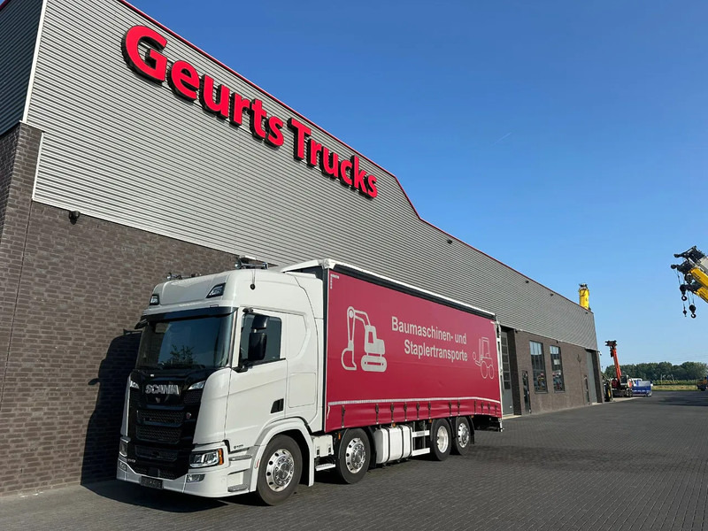 Scania R540 B8X2*6LB OPRIJWAGEN MET 15 TONS LAADKLEP EN GESLOTEN HUIF MET SCHUIFZEILEN EN SCHUIFKAP - Autovežis sunkvežimis: foto 2 Scania R540 B8X2*6LB OPRIJWAGEN MET 15 TONS LAADKLEP EN GESLOTEN HUIF MET SCHUIFZEILEN EN SCHUIFKAP - Autovežis sunkvežimis: foto 2