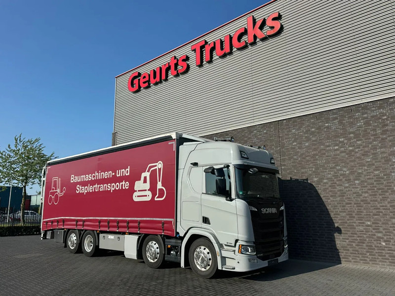 Scania R540 B8X2*6LB OPRIJWAGEN MET 15 TONS LAADKLEP EN GESLOTEN HUIF MET SCHUIFZEILEN EN SCHUIFKAP - Autovežis sunkvežimis: foto 5 Scania R540 B8X2*6LB OPRIJWAGEN MET 15 TONS LAADKLEP EN GESLOTEN HUIF MET SCHUIFZEILEN EN SCHUIFKAP - Autovežis sunkvežimis: foto 5