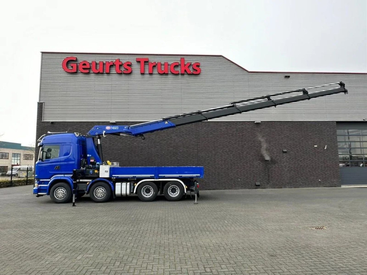 Scania R580 V8 8X4 TREKKER-BAKWAGEN COMBI + HMF 4020-K5 - Sunkvežimis su kranu: foto 5 Scania R580 V8 8X4 TREKKER-BAKWAGEN COMBI + HMF 4020-K5 - Sunkvežimis su kranu: foto 5