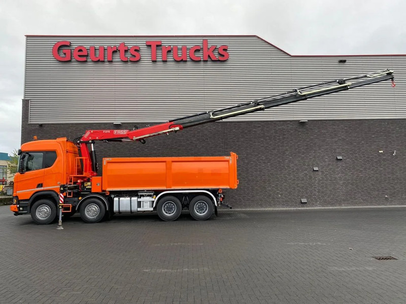 Scania R650 V8 NGS XT 8X4 + KIPPER + FASSI F275A.2.25 KRAAN/KRAN/CRANE/GRUA - Savivartis sunkvežimis, Sunkvežimis su kranu: foto 5 Scania R650 V8 NGS XT 8X4 + KIPPER + FASSI F275A.2.25 KRAAN/KRAN/CRANE/GRUA - Savivartis sunkvežimis, Sunkvežimis su kranu: foto 5