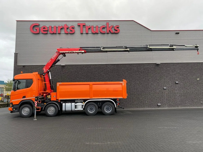 Scania R650 V8 NGS XT 8X4 + KIPPER + FASSI F275A.2.25 KRAAN/KRAN/CRANE/GRUA - Savivartis sunkvežimis, Sunkvežimis su kranu: foto 4 Scania R650 V8 NGS XT 8X4 + KIPPER + FASSI F275A.2.25 KRAAN/KRAN/CRANE/GRUA - Savivartis sunkvežimis, Sunkvežimis su kranu: foto 4