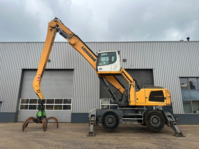 Liebherr LH50 M HD - Material Handler - Ekskavatorius su ilga strėle: foto 1 Liebherr LH50 M HD - Material Handler - Ekskavatorius su ilga strėle: foto 1