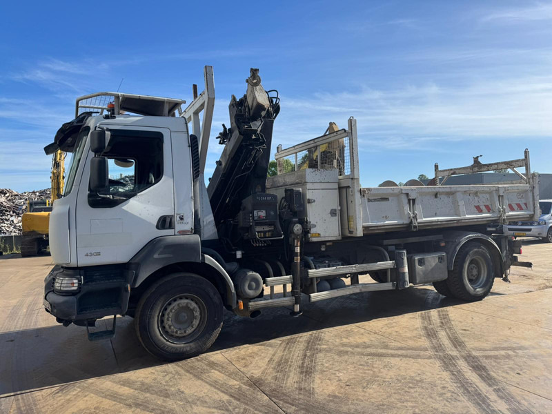 Renault KERAX 430.19 - Savivartis sunkvežimis, Sunkvežimis su kranu: foto 1 Renault KERAX 430.19 - Savivartis sunkvežimis, Sunkvežimis su kranu: foto 1