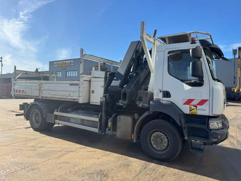 Renault KERAX 430.19 - Savivartis sunkvežimis, Sunkvežimis su kranu: foto 2 Renault KERAX 430.19 - Savivartis sunkvežimis, Sunkvežimis su kranu: foto 2
