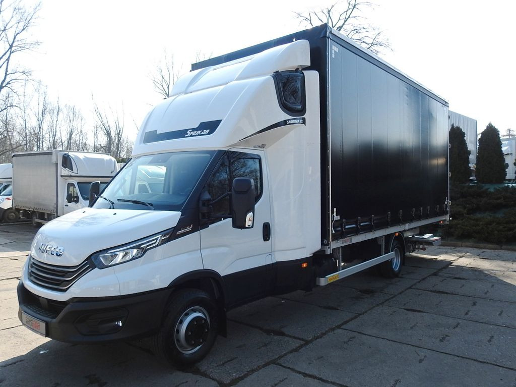 Nauja Tentinis mikroautobusas, Komercinis automobilis su dviguba kabina Iveco DAILY  72C180 NEUE PRITSCHE PLANE AUFZUG 14PALET: foto 6