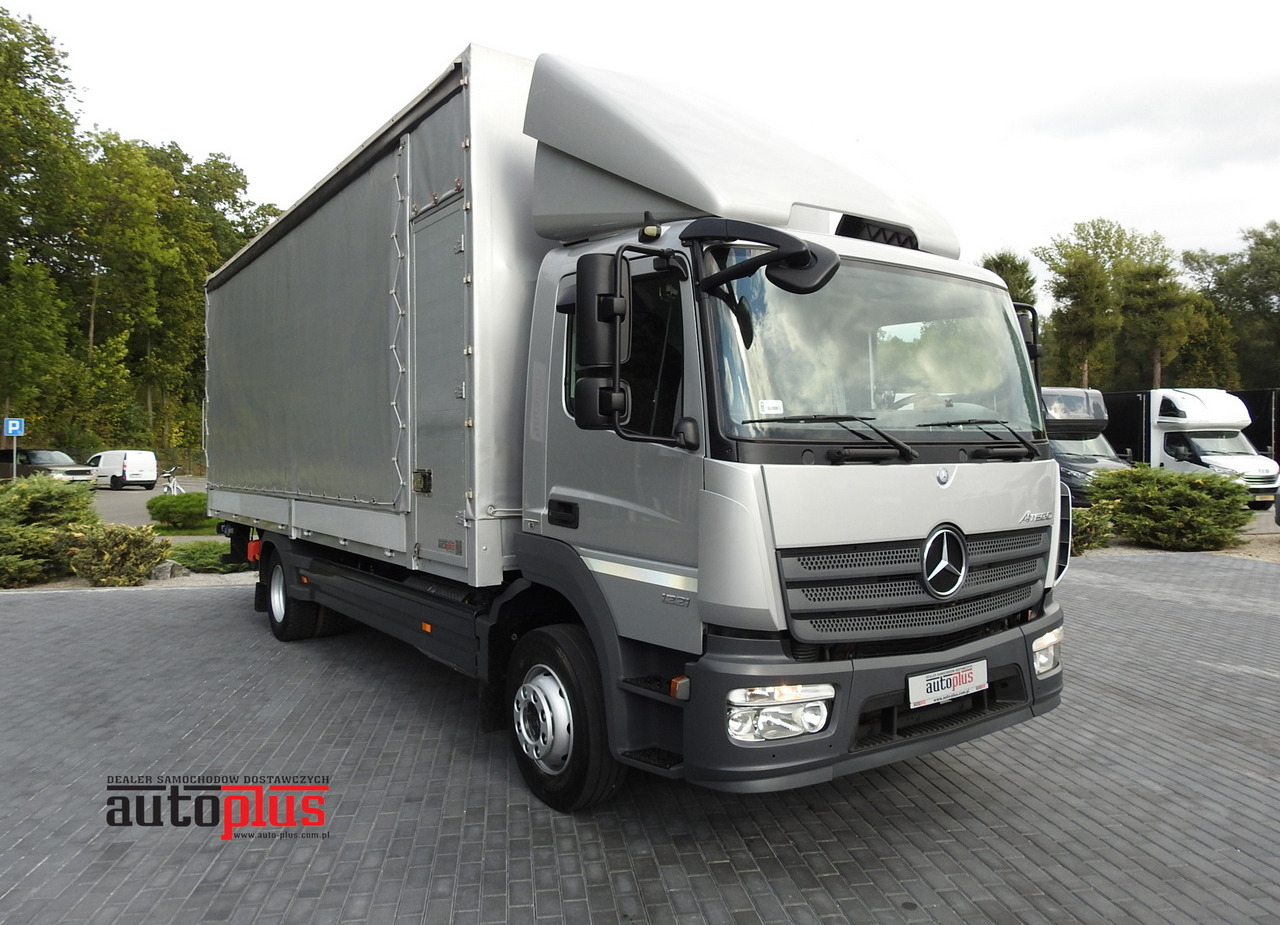 MERCEDES ATEGO 1221 TARPAULIN LIFT 16 PALLETS WEBASTO AIR CONDITIONING PNEUMATICS TWIN WHEELS 230HP - Tentinis sunkvežimis: foto 1 MERCEDES ATEGO 1221 TARPAULIN LIFT 16 PALLETS WEBASTO AIR CONDITIONING PNEUMATICS TWIN WHEELS 230HP - Tentinis sunkvežimis: foto 1