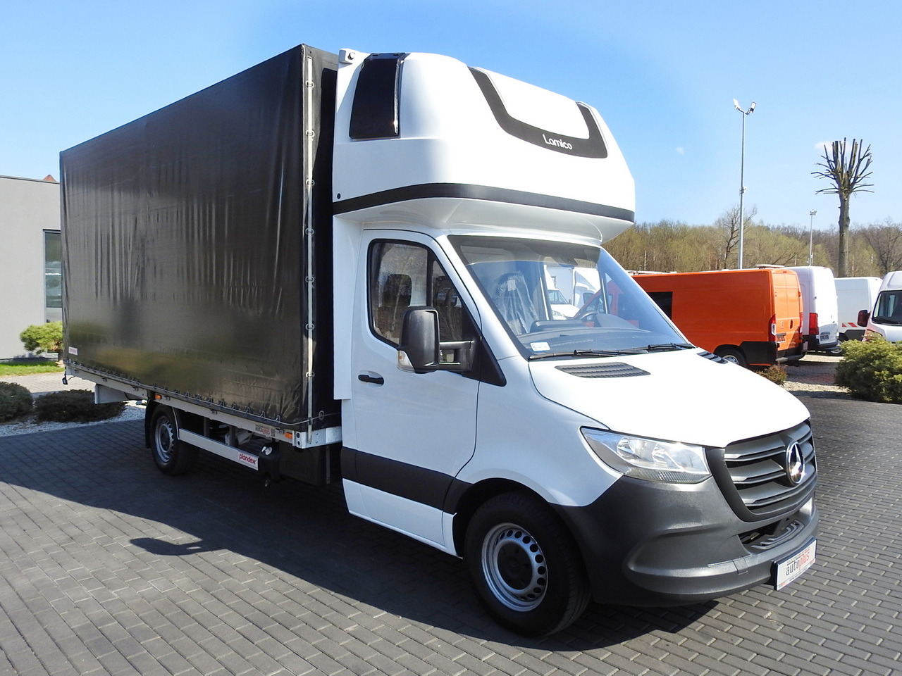 MERCEDES SPRINTER 316 TARPAULIN 10 PALLETS WEBASTO AIR CONDITIONING 165HP - Tentinis mikroautobusas: foto 4 MERCEDES SPRINTER 316 TARPAULIN 10 PALLETS WEBASTO AIR CONDITIONING 165HP - Tentinis mikroautobusas: foto 4