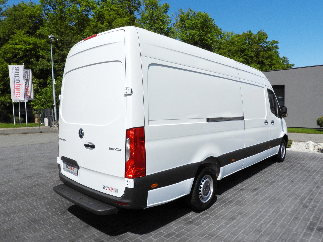 Krovininis mikroautobusas MERCEDES SPRINTER 316 VAN AIR CONDITIONING  165HP: foto 15