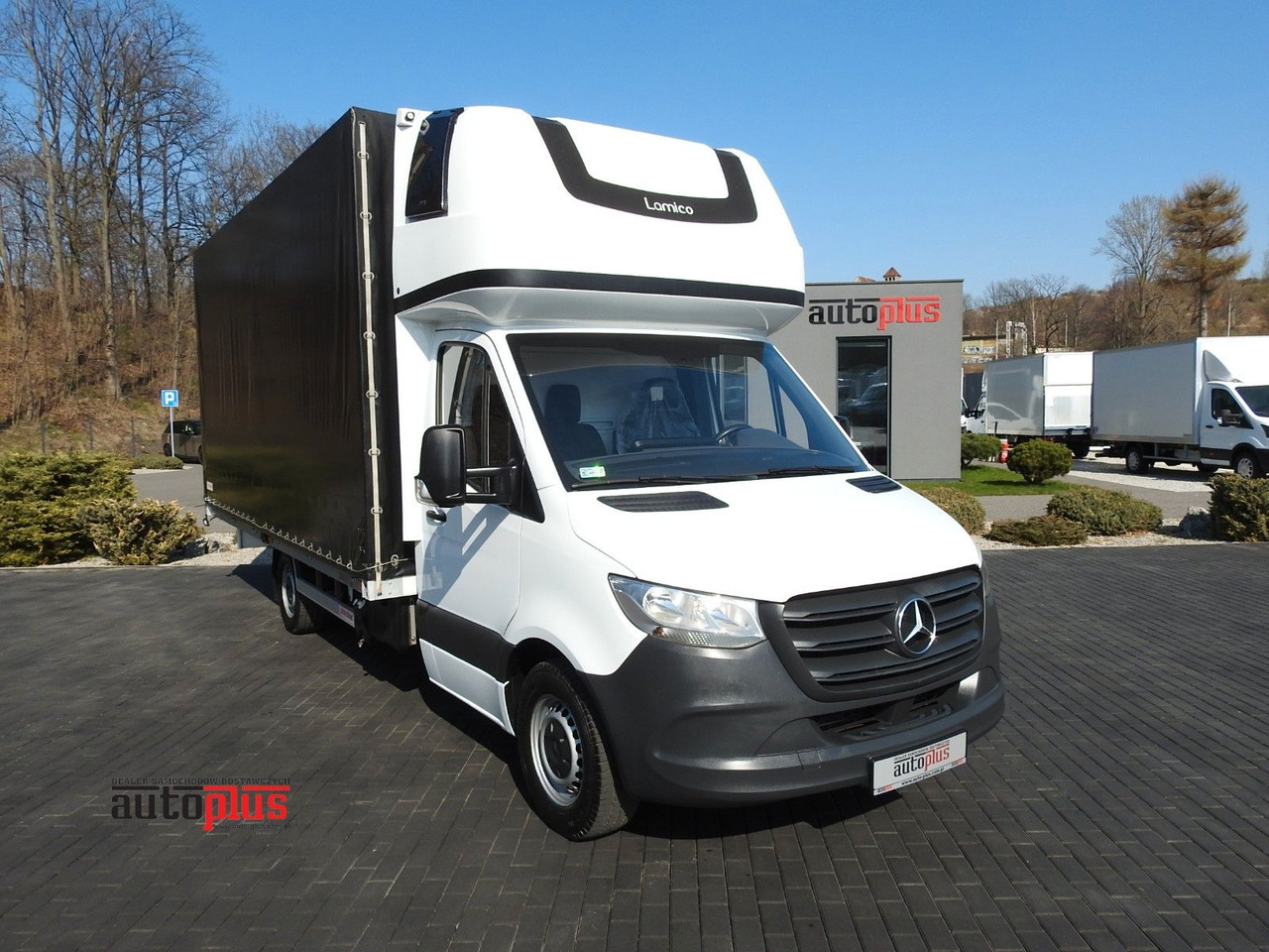 Mercedes-Benz SPRINTER PRITSCHE PLANE 10 PALETTEN KLIMAANLAGE - Tentinis mikroautobusas: foto 1 Mercedes-Benz SPRINTER PRITSCHE PLANE 10 PALETTEN KLIMAANLAGE - Tentinis mikroautobusas: foto 1