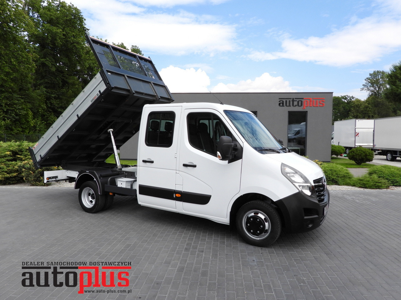 OPEL MOVANO TIPPER DOUBLE CABIN DOKA 7 SEATS LED LIGHTS TWIN WHEELS AIR CONDITIONING 145HP - Mažas savivartis: foto 1 OPEL MOVANO TIPPER DOUBLE CABIN DOKA 7 SEATS LED LIGHTS TWIN WHEELS AIR CONDITIONING 145HP - Mažas savivartis: foto 1