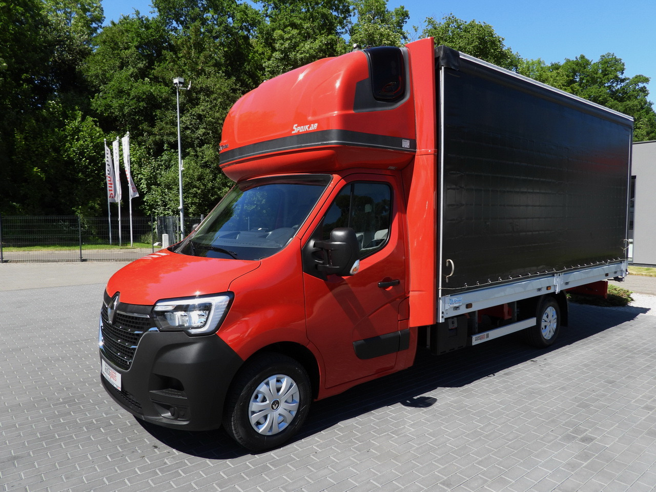 Tentinis mikroautobusas RENAULT MASTER  TARPAULIN WEBASTO CRUISE CONTROL LED LIGHTS PNEUMATICS AIR CONDITIONING  165HP: foto 6