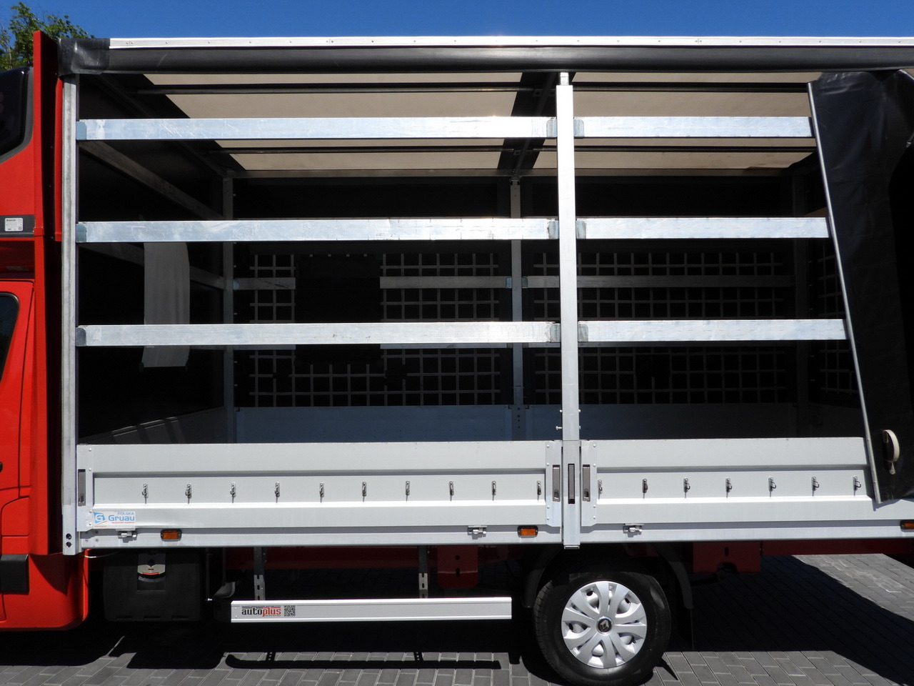 Tentinis mikroautobusas RENAULT MASTER  TARPAULIN WEBASTO CRUISE CONTROL LED LIGHTS PNEUMATICS AIR CONDITIONING  165HP: foto 22