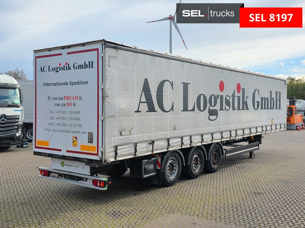 Berger SAPL 24 / Coilmulde / EDSCHA - Tentinė puspriekabė: foto 5 Berger SAPL 24 / Coilmulde / EDSCHA - Tentinė puspriekabė: foto 5