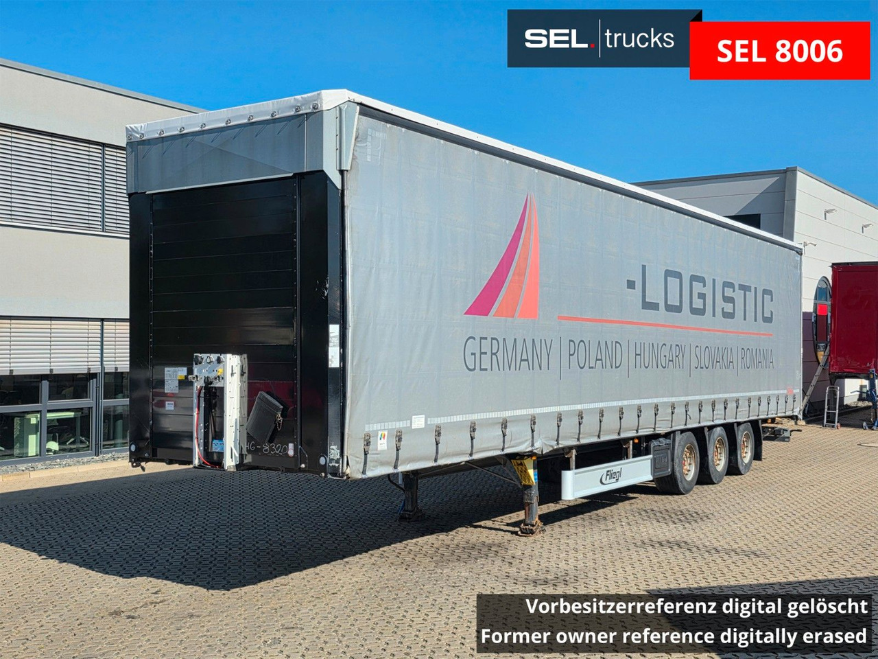 Fliegl SDS01 / Hubdach / EDSCHA / Mega / Liftachse - Tentinė puspriekabė: foto 1 Fliegl SDS01 / Hubdach / EDSCHA / Mega / Liftachse - Tentinė puspriekabė: foto 1