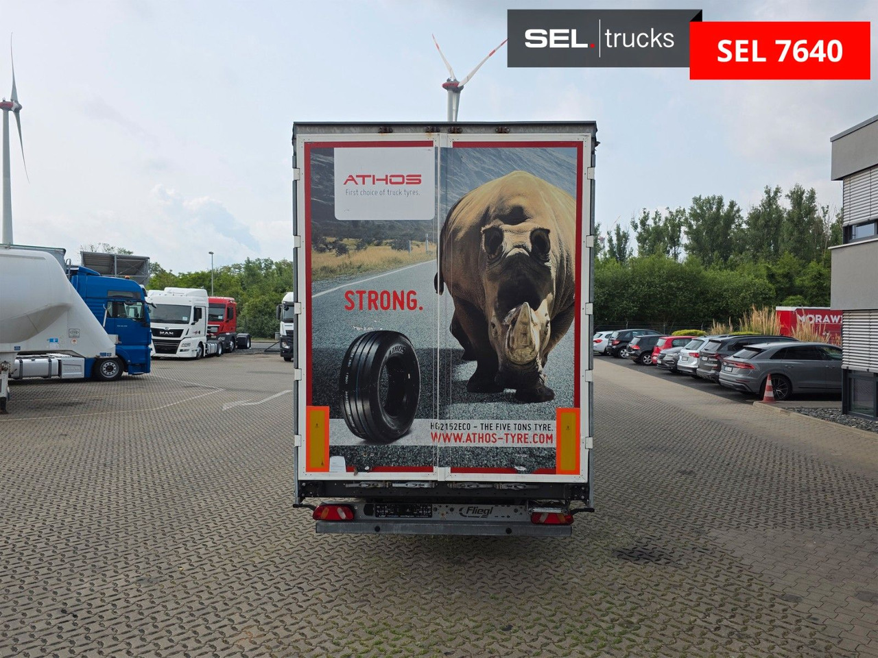 Tentinė puspriekabė Fliegl SZS320 / Hubdach / EDSCHA / Mega: foto 6