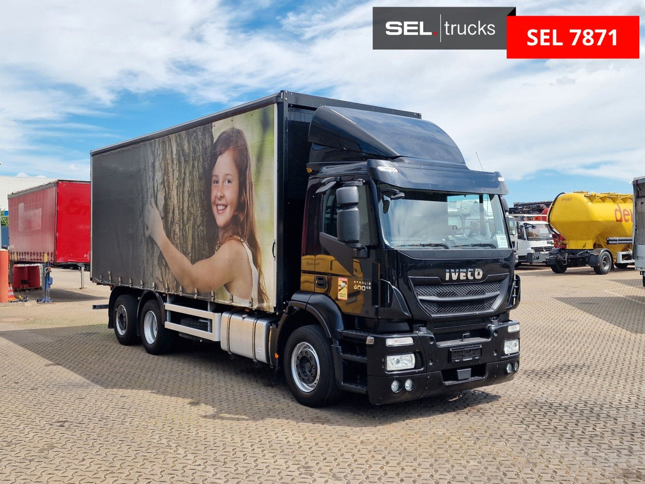 Iveco Stralis 400 / Staplerhalterung / Lenk-Liftachse - Tentinis sunkvežimis: foto 3 Iveco Stralis 400 / Staplerhalterung / Lenk-Liftachse - Tentinis sunkvežimis: foto 3