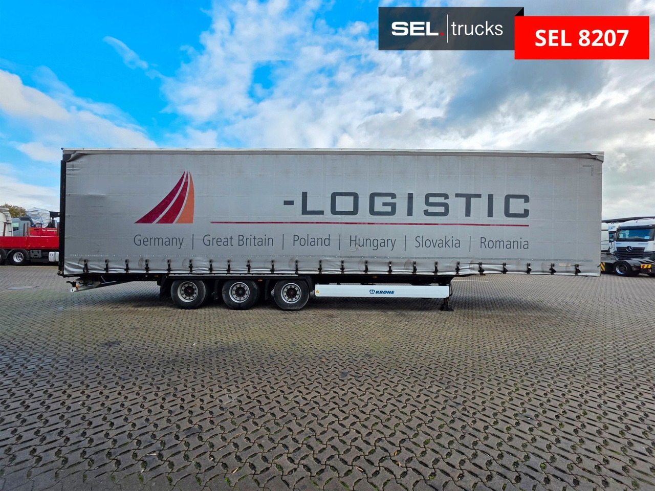 Krone SD / Hubdach / EDSCHA / Liftachse - Tentinė puspriekabė: foto 4 Krone SD / Hubdach / EDSCHA / Liftachse - Tentinė puspriekabė: foto 4