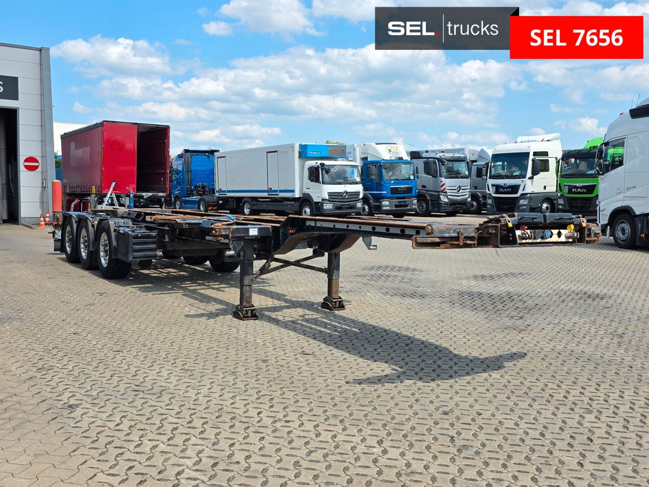Krone SD / Teleskop / Alu-Felgen / Liftachse - Konteineris-vežimus/ Sukeisti kūną puspriekabė: foto 3 Krone SD / Teleskop / Alu-Felgen / Liftachse - Konteineris-vežimus/ Sukeisti kūną puspriekabė: foto 3