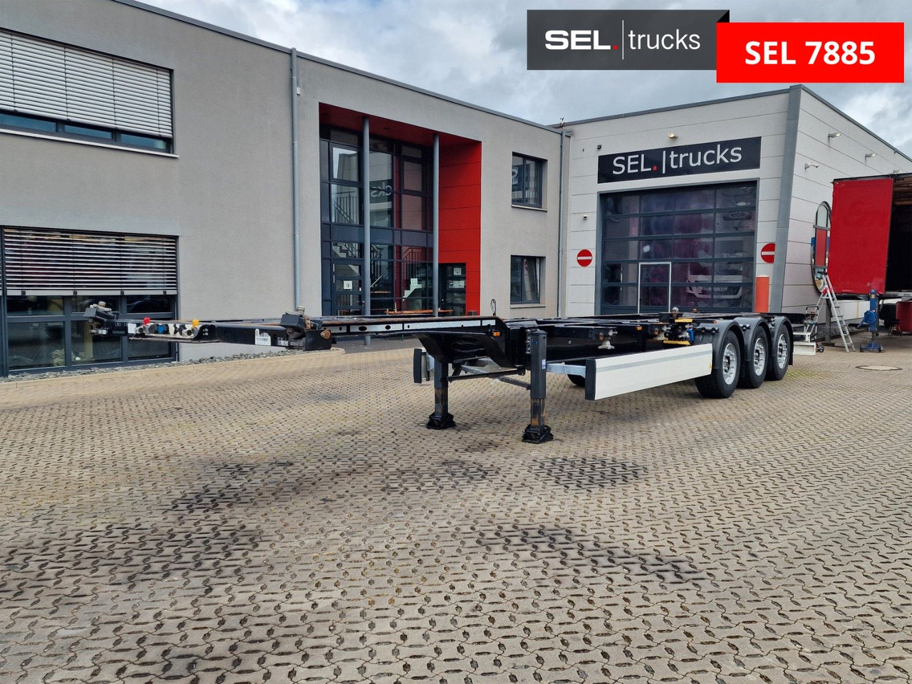 Krone SD / Teleskop / Liftachse - Konteineris-vežimus/ Sukeisti kūną puspriekabė: foto 1 Krone SD / Teleskop / Liftachse - Konteineris-vežimus/ Sukeisti kūną puspriekabė: foto 1
